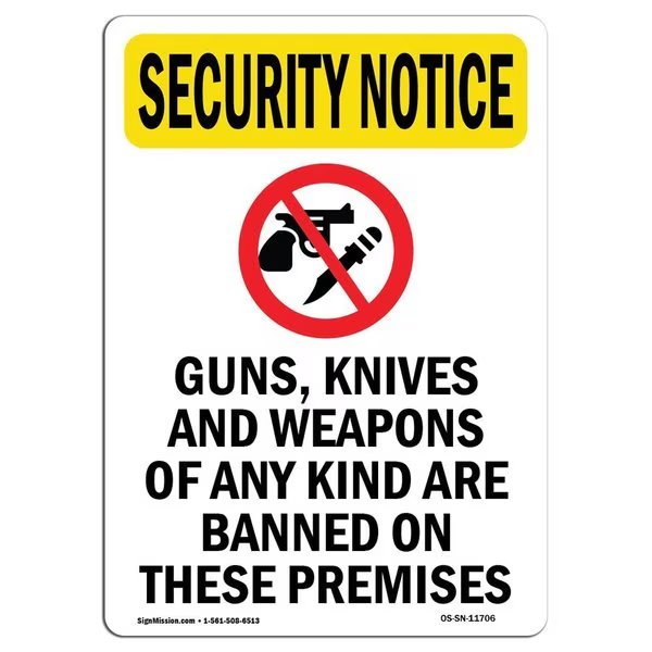 OSHA Security Sign, 24